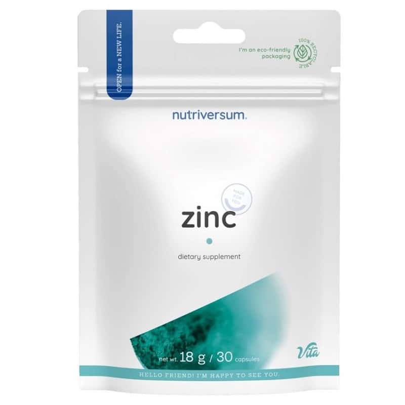 Nutriversum VITA Cink kapszula - 30db 1 Nutriversum VITA Cink kapszula - 30db