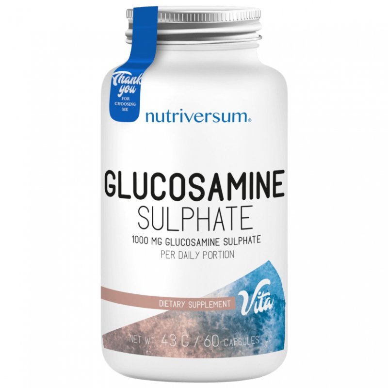 Nutriversum VITA Glükozamin-szulfát kapszula - 60db 1 Nutriversum VITA Glükozamin-szulfát kapszula - 60db