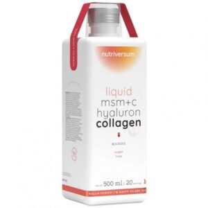 Nutriversum WOMEN Collagen+Hyaluron+MSM Liquid mangó ízű cukormentes ital - 500ml
