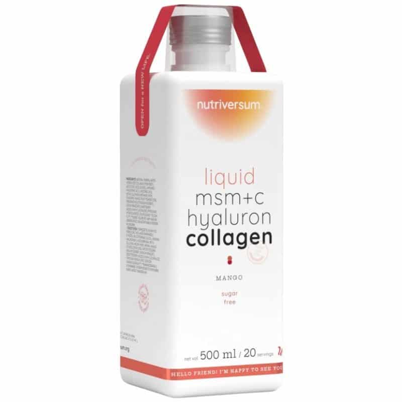 Nutriversum WOMEN Collagen+Hyaluron+MSM Liquid mangó ízű cukormentes ital - 500ml 1 Nutriversum WOMEN Collagen+Hyaluron+MSM Liquid mangó ízű cukormentes ital - 500ml