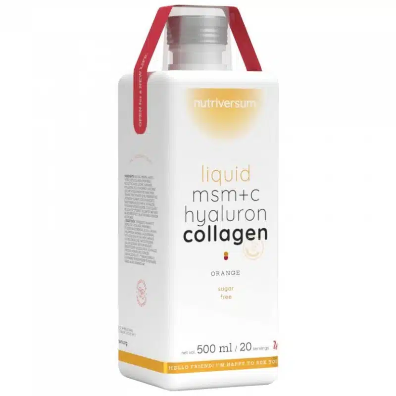 Nutriversum WOMEN Collagen+Hyaluron+MSM Liquid narancs ízű cukormentes ital - 500ml 1 Nutriversum WOMEN Collagen+Hyaluron+MSM Liquid narancs ízű cukormentes ital - 500ml