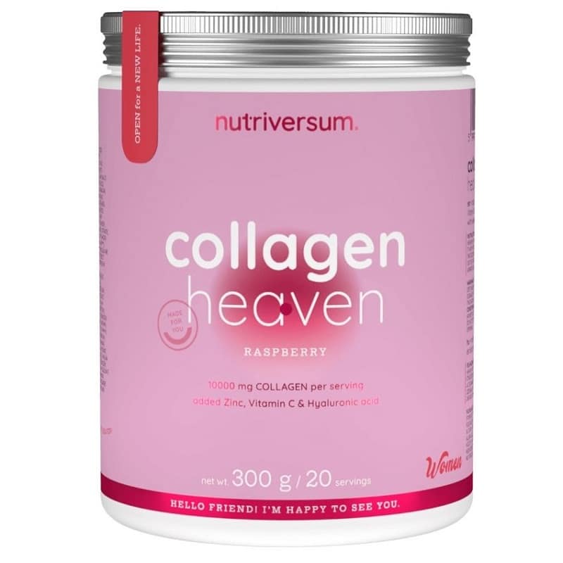 Nutriversum Women Collagen Heaven málna por - 300g 1 Nutriversum Women Collagen Heaven málna por - 300g