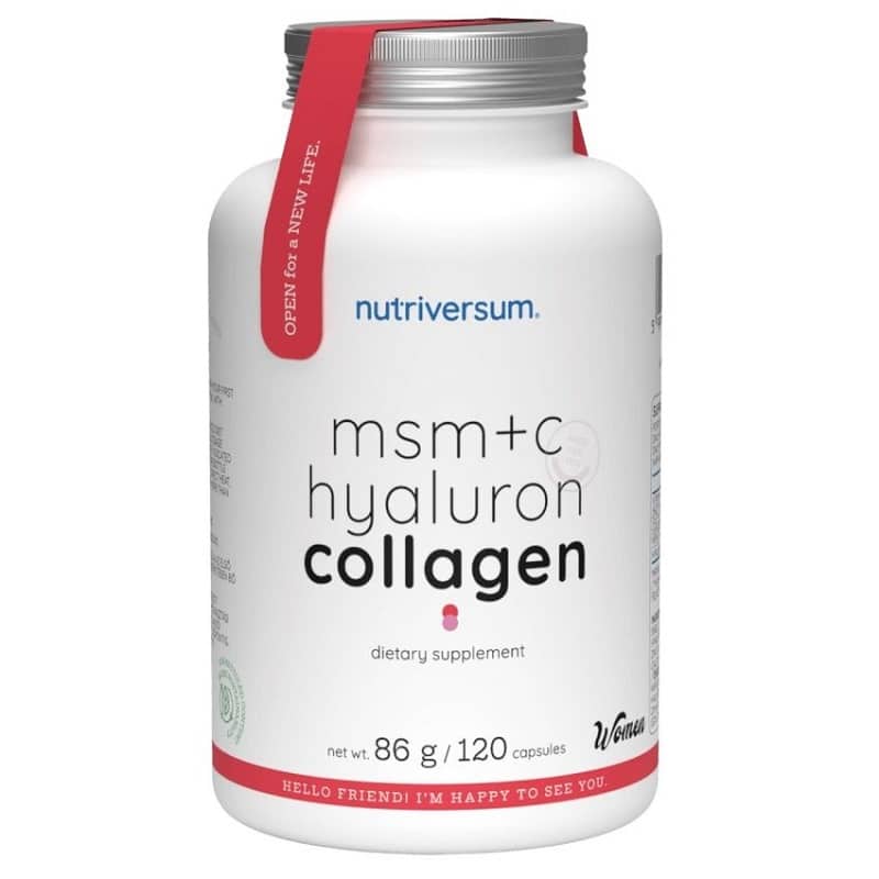 Nutriversum Women - MSM+C Hialuron Kollagén - 120db 1 Nutriversum Women - MSM+C Hialuron Kollagén - 120db