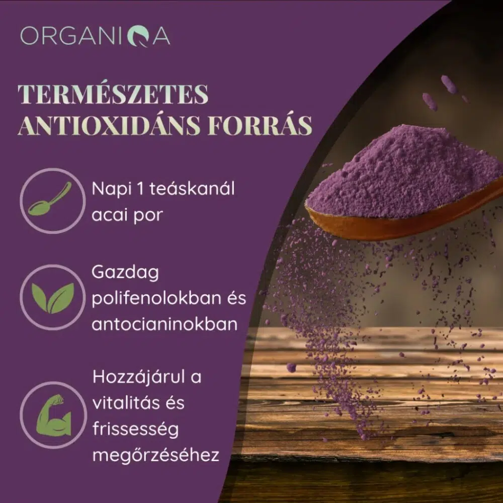 Organiqa Bio Acai por - 60g 5 Organiqa Bio Acai por - 60g - Image 5