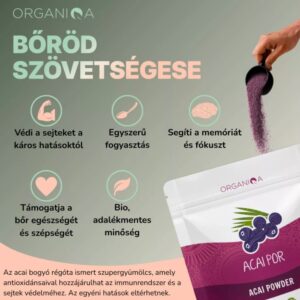 Organiqa Bio Acai por - 60g 12 Organiqa Bio Acai por - 60g - Image 6