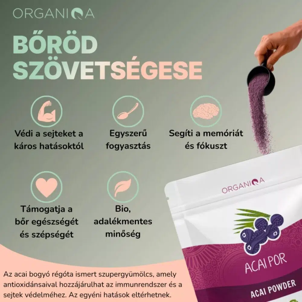 Organiqa Bio Acai por - 60g 6 Organiqa Bio Acai por - 60g - Image 6