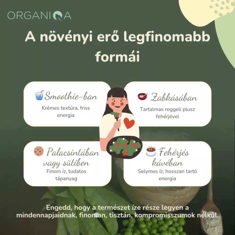 Organiqa Bio Borsófehérje por - 200g 3 Organiqa Bio Borsófehérje por - 200g - Image 3
