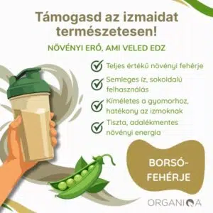 Organiqa Bio Borsófehérje por - 200g 11 Organiqa Bio Borsófehérje por - 200g - Image 5