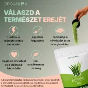 Organiqa Bio Búzafű por - 125g 12 Organiqa Bio Búzafű por - 125g - Image 6