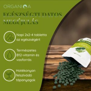 Organiqa Bio Chlorella tabletta - 250db 11 Organiqa Bio Chlorella tabletta - 250db - Image 4