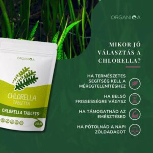 Organiqa Bio Chlorella tabletta - 250db 15 Organiqa Bio Chlorella tabletta - 250db - Image 8