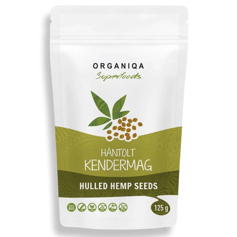 Organiqa Bio Hántolt Kendermag - 125g 1 Organiqa Bio Hántolt Kendermag - 125g