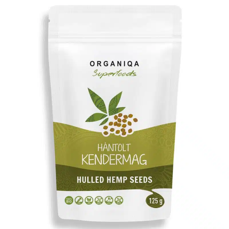 Organiqa Bio Hántolt Kendermag - 125g 1 Organiqa Bio Hántolt Kendermag - 125g