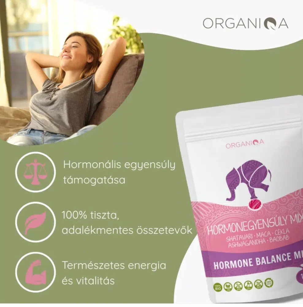 Organiqa Bio Hormonegyensúly mix por - 125g 4 Organiqa Bio Hormonegyensúly mix por - 125g - Image 4