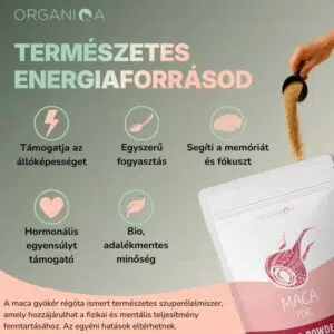 Organiqa Bio Maca por - 250g 14 Organiqa Bio Maca por - 250g - Image 7