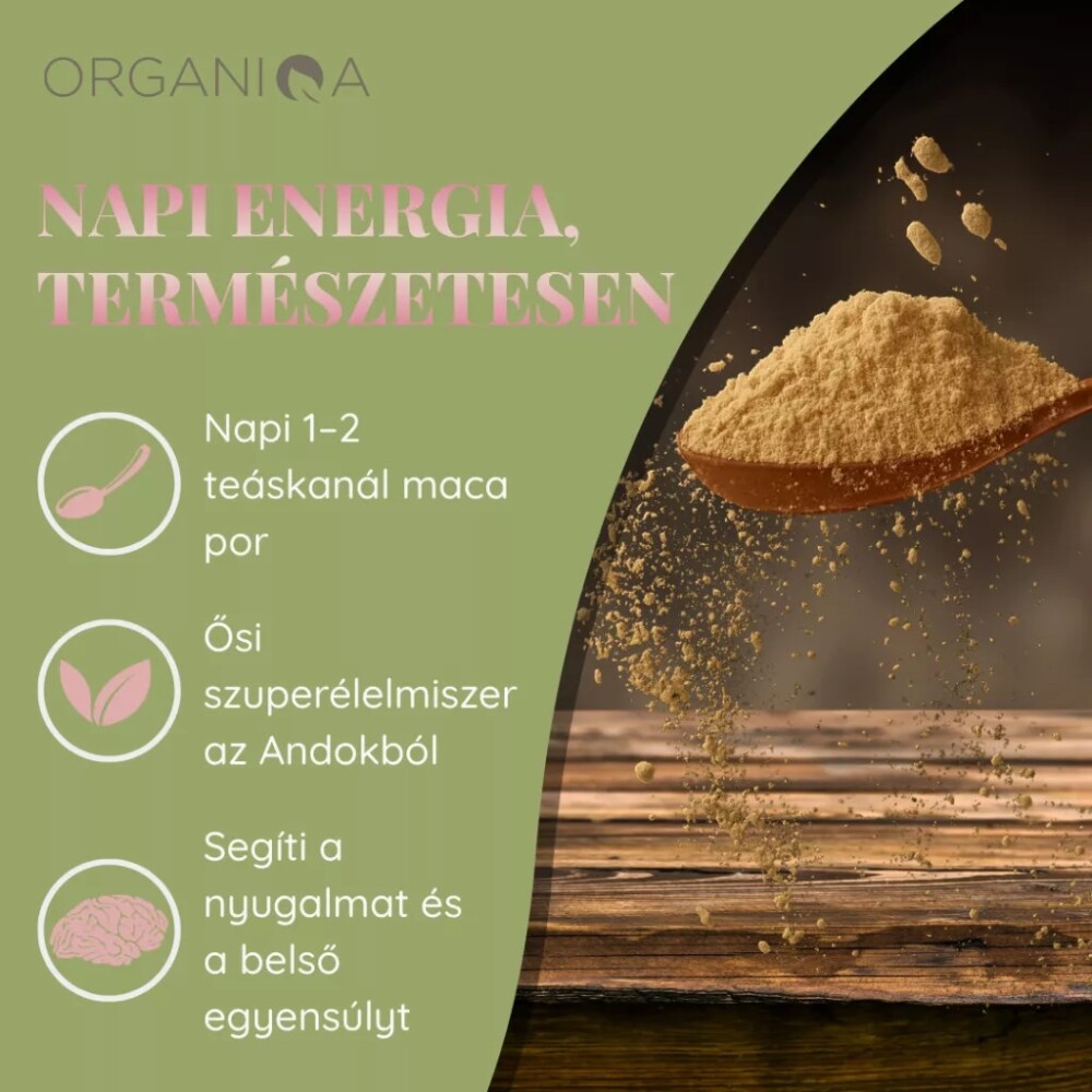 Organiqa Bio Maca por - 125g 7 Organiqa Bio Maca por - 125g - Image 7