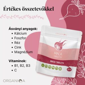 Organiqa Bio Maca tabletta - 120db - Image 2