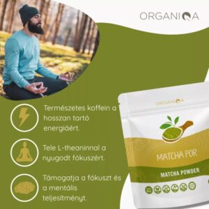 Organiqa Bio Matcha por - 60g - Image 4