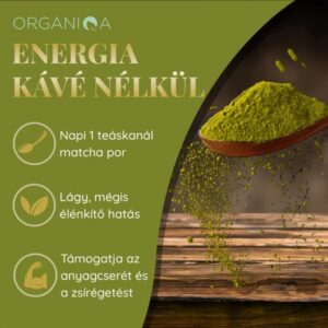 Organiqa Bio Matcha por - 60g - Image 5