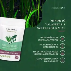 Organiqa Bio Pure green power - 125g 10 Organiqa Bio Pure green power - 125g - Image 2