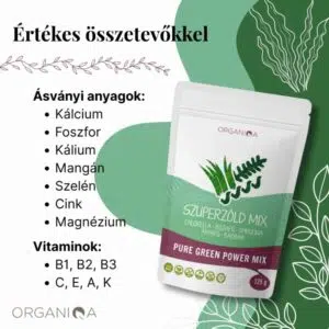 Organiqa Bio Pure green power - 125g 13 Organiqa Bio Pure green power - 125g - Image 5