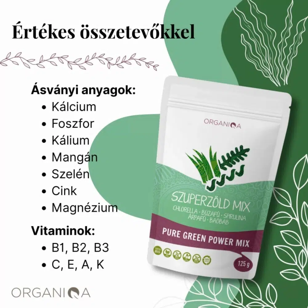 Organiqa Bio Pure green power - 125g 5 Organiqa Bio Pure green power - 125g - Image 5
