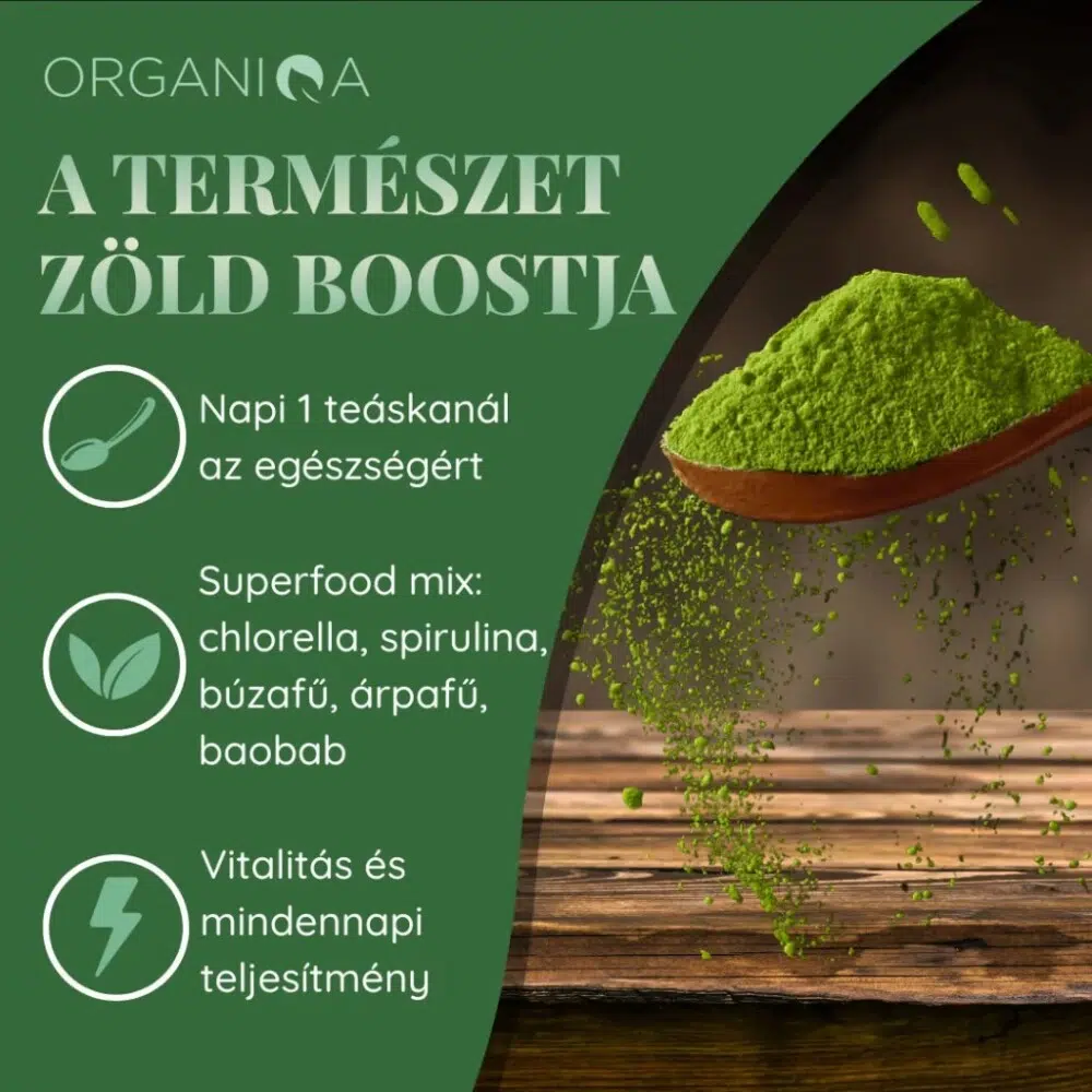 Organiqa Bio Pure green power - 125g 7 Organiqa Bio Pure green power - 125g - Image 7