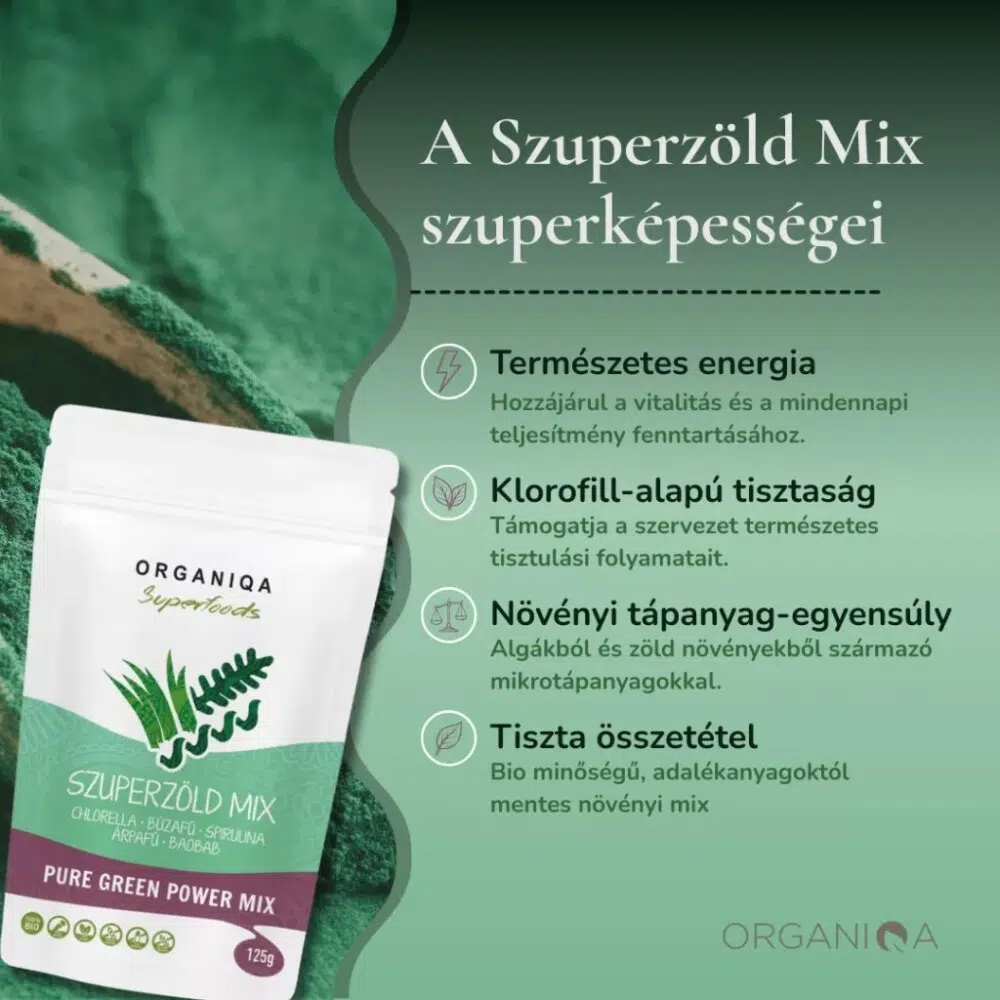 Organiqa Bio Pure green power - 125g 8 Organiqa Bio Pure green power - 125g - Image 8