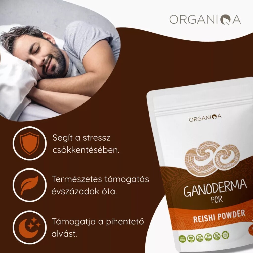 Organiqa Bio Reishi-Ganoderma por - 125g 4 Organiqa Bio Reishi-Ganoderma por - 125g - Image 4