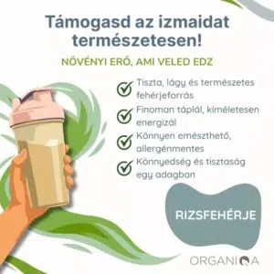 Organiqa Bio Rizsfehérje por - 200g 11 Organiqa Bio Rizsfehérje por - 200g - Image 5