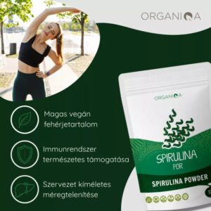 Organiqa Bio Spirulina alga por - 125g 12 Organiqa Bio Spirulina alga por - 125g - Image 4
