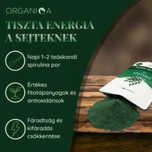 Organiqa Bio Spirulina alga por - 125g 13 Organiqa Bio Spirulina alga por - 125g - Image 5