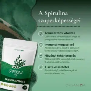Organiqa Bio Spirulina alga por - 125g 16 Organiqa Bio Spirulina alga por - 125g - Image 8