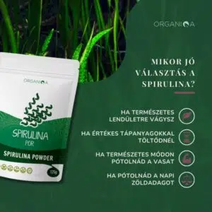 Organiqa Bio Spirulina alga por - 125g 17 Organiqa Bio Spirulina alga por - 125g - Image 9