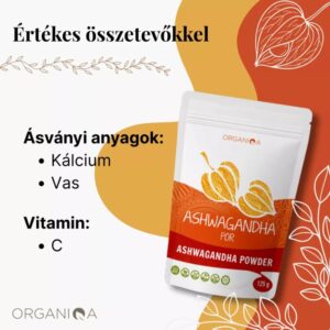 Organiqa Bio nyers Ashwagandha por - 125g - Image 3