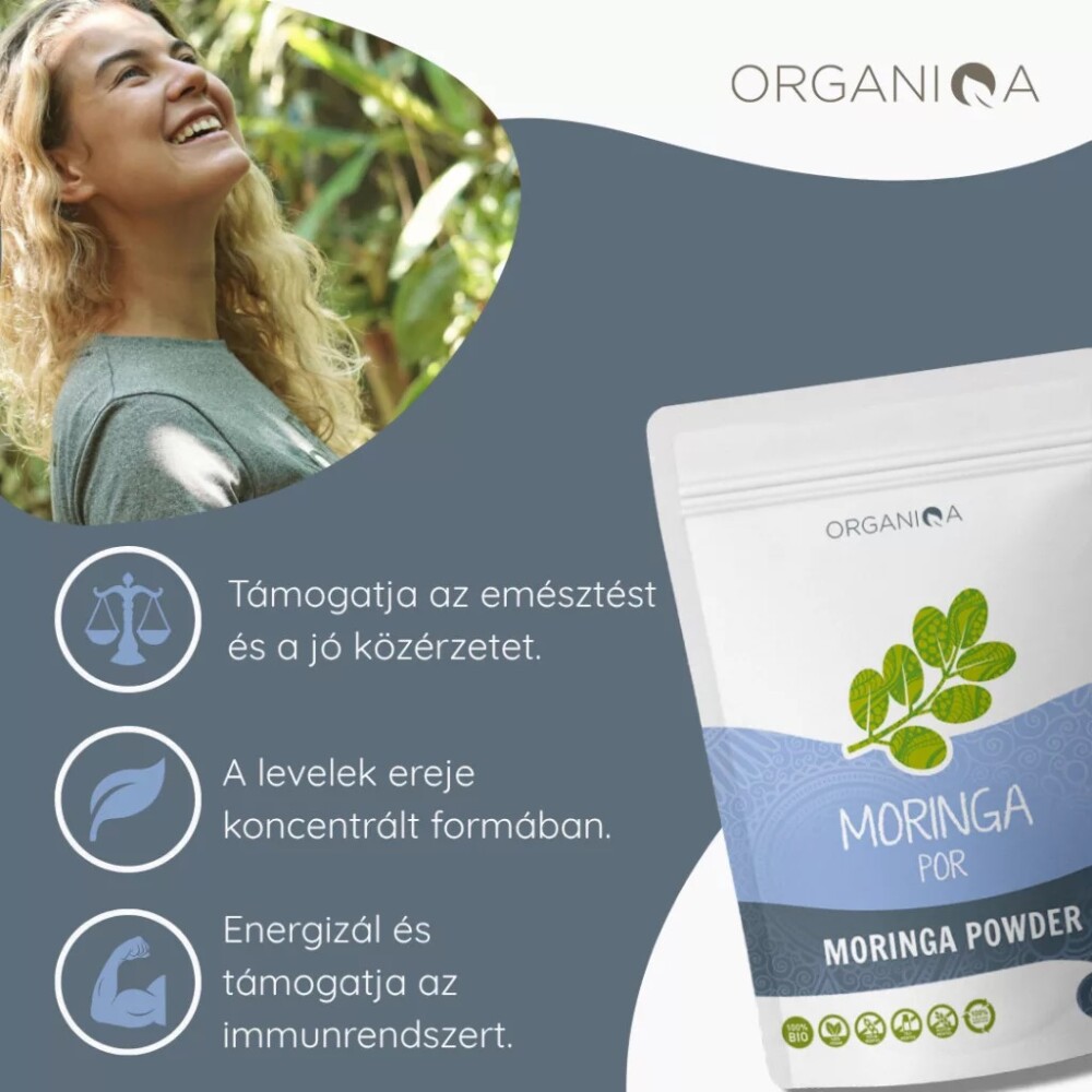 Organiqa Moringa por - 125g 4 Organiqa Moringa por - 125g - Image 4