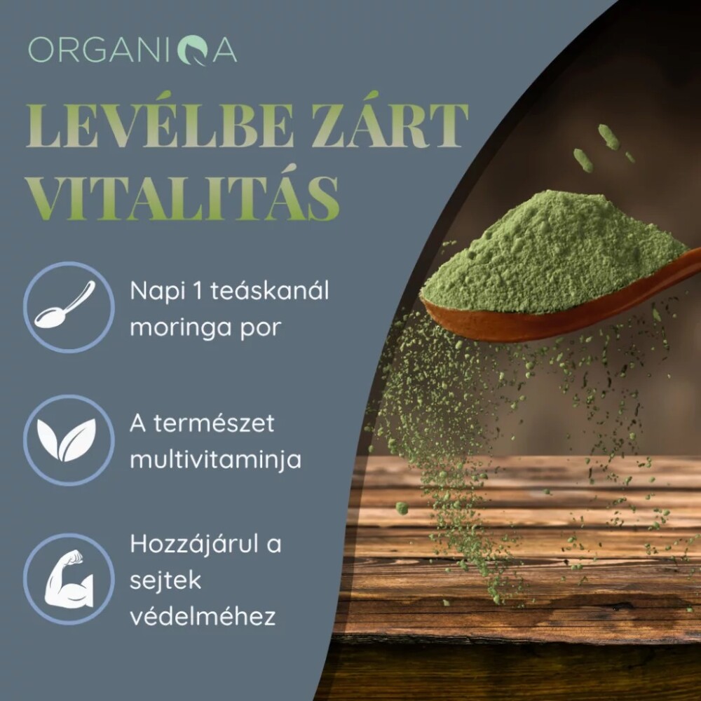 Organiqa Moringa por - 125g 5 Organiqa Moringa por - 125g - Image 5