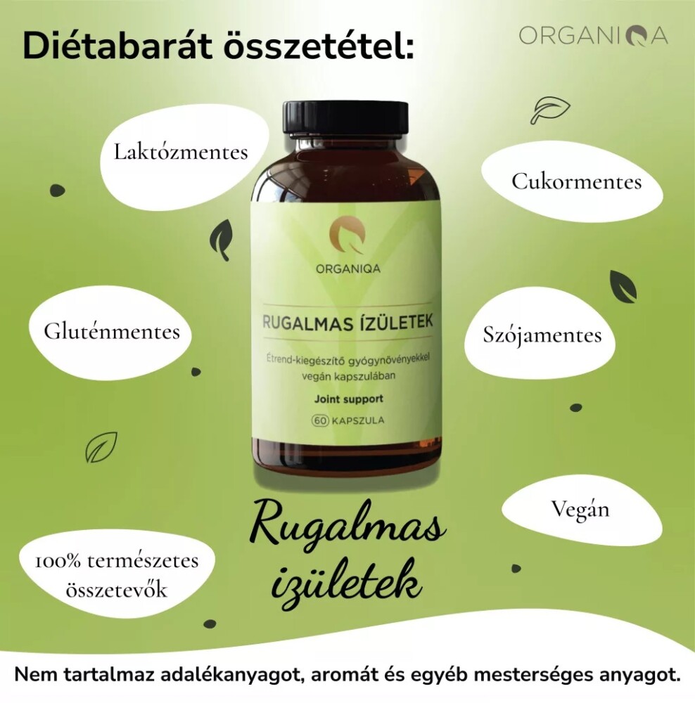 Organiqa Rugalmas Ízületek kapszula - 60db 2 Organiqa Rugalmas Ízületek kapszula - 60db - Image 2