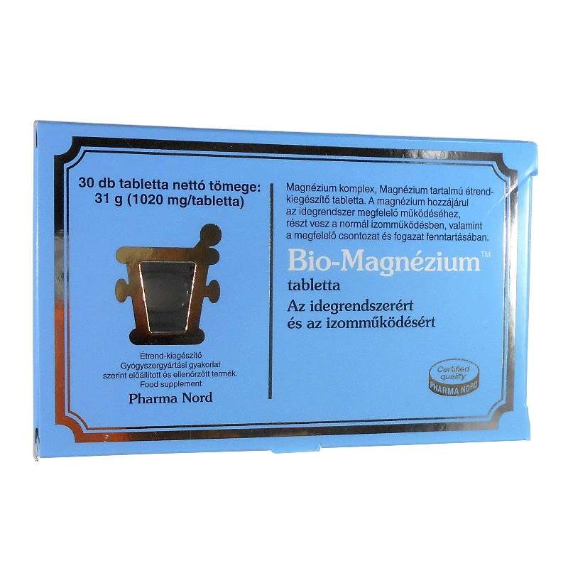 Pharma Nord Bio Magnézium tabletta - 30db 1 Pharma Nord Bio Magnézium tabletta - 30db