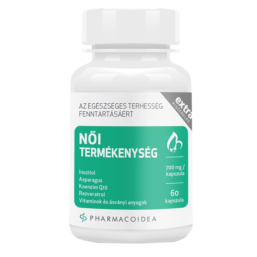 Pharmacoidea Női termékenység Extra kapszula - 60db 1 Pharmacoidea Női termékenység Extra kapszula - 60db