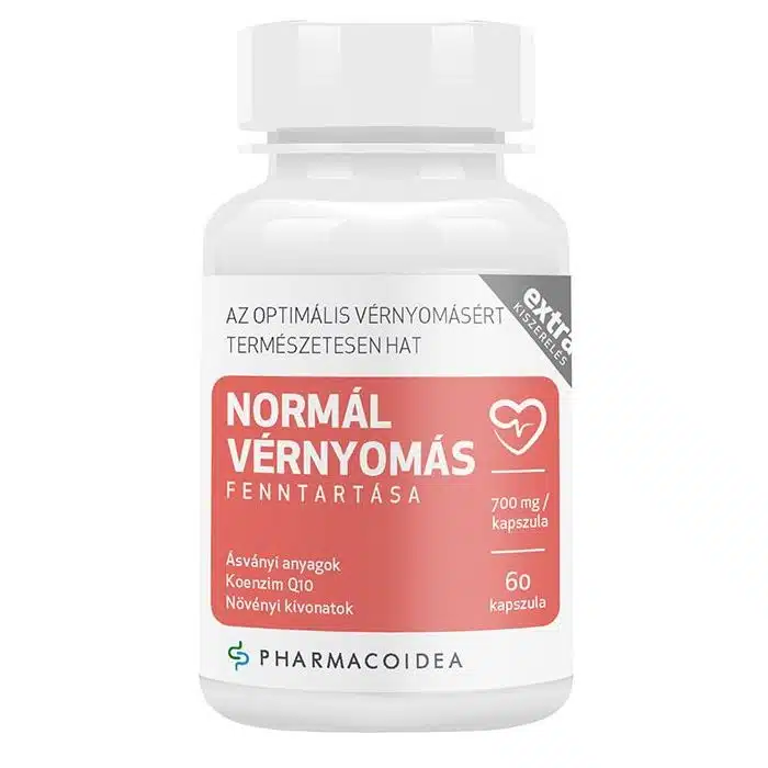 Pharmacoidea Normál vérnyomás fenntartása Extra kapszula - 60db 1 Pharmacoidea Normál vérnyomás fenntartása Extra kapszula - 60db
