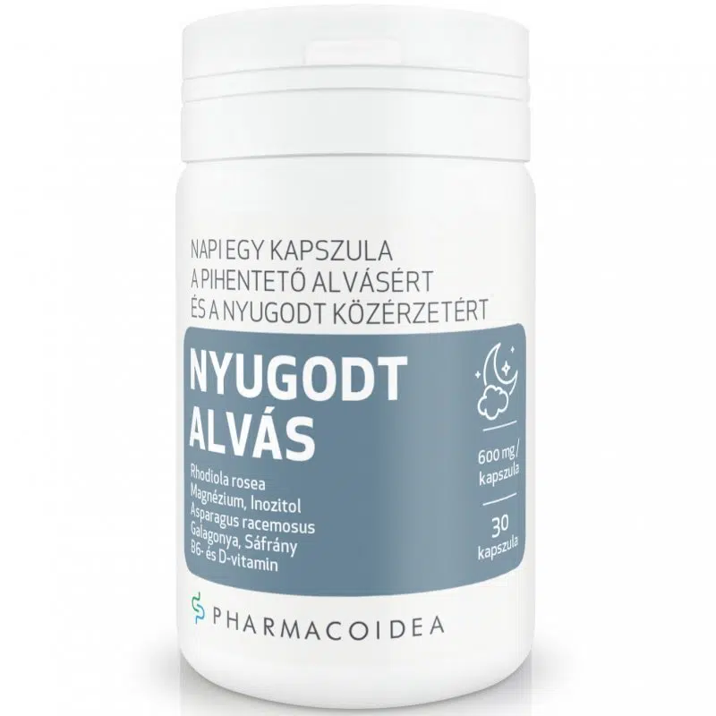 Pharmacoidea Nyugodt alvás kapszula - 30db 1 Pharmacoidea Nyugodt alvás kapszula - 30db