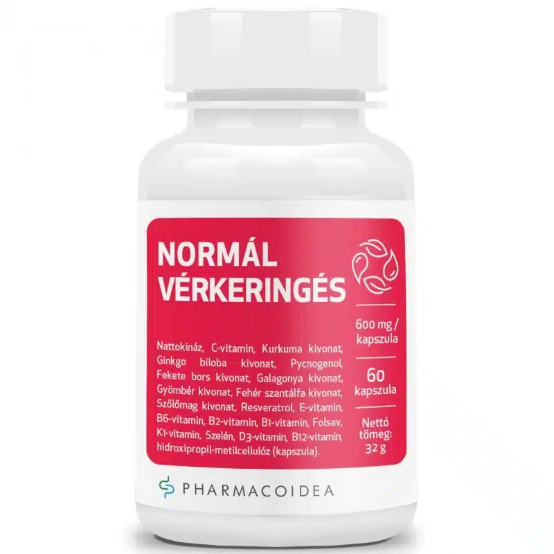 Pharmacoidea normál vérkeringés kapszula - 60db 1 Pharmacoidea normál vérkeringés kapszula - 60db