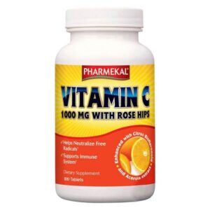 Pharmekal C-vitamin 1000mg + Csipkebogyó-Acerola-Bioflavonoid tabletta - 100db