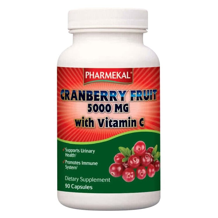 Pharmekal Cranberry (Vörös áfonya/Tőzegáfonya) 5000 mg + C-vitamin kapszula - 90db 1 Pharmekal Cranberry (Vörös áfonya/Tőzegáfonya) + C-vitamin kapszula - 90db
