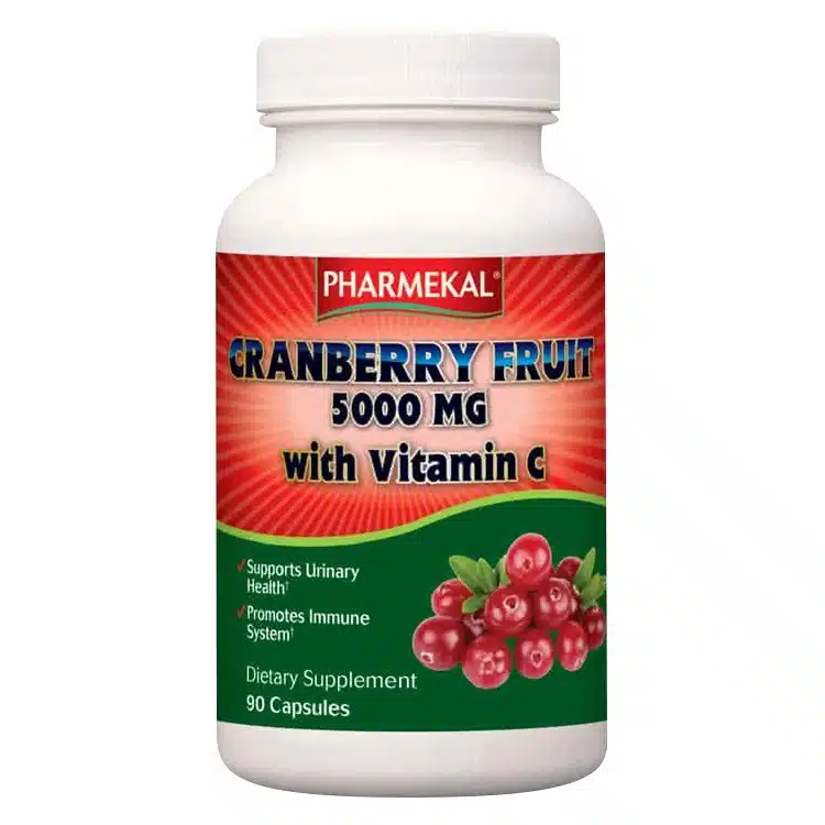 Pharmekal Cranberry (Vörös áfonya/Tőzegáfonya) 5000 mg + C-vitamin kapszula - 90db 1 Pharmekal Cranberry (Vörös áfonya/Tőzegáfonya) + C-vitamin kapszula - 90db