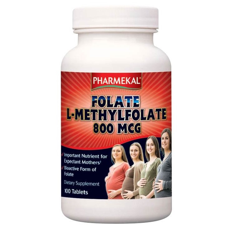 Pharmekal Folát (L-Mthylfolate) tabletta - 100db 1 Pharmekal Folát (L-Mthylfolate) tabletta - 100db
