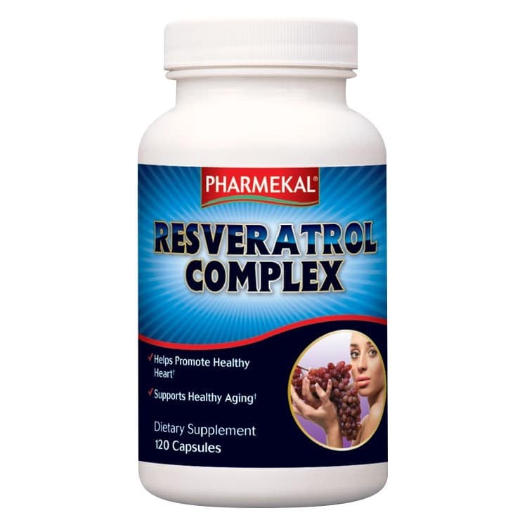 Pharmekal Resveratrol (vörösborkivonat) komplex kapszula - 120db 1 Pharmekal Resveratrol (vörösborkivonat) komplex kapszula - 120db