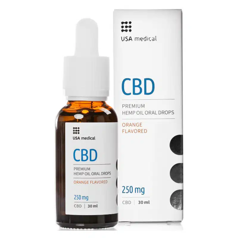 USA Medical Prémium CBD 250mg szájápoló csepp - 30ml 1 USA Medical Prémium CBD 250mg szájápoló csepp - 30ml