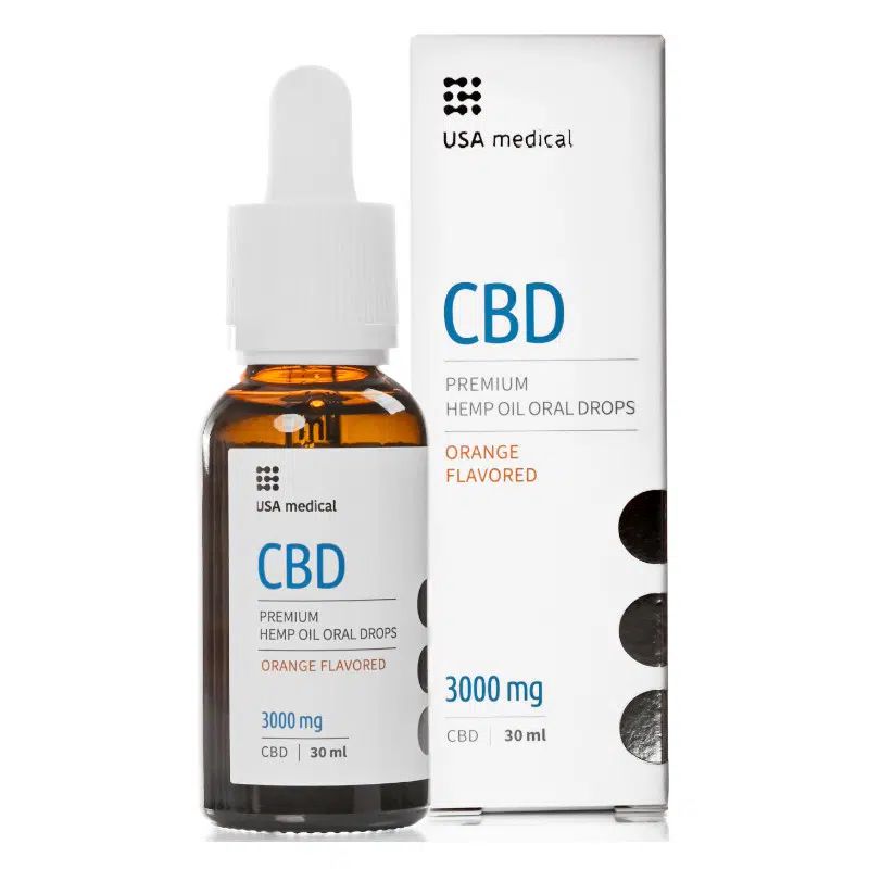 USA Medical Prémium CBD 3000mg szájápoló csepp - 30ml 1 USA Medical Prémium CBD 3000mg szájápoló csepp - 30ml
